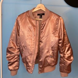 Forever 21 Metallic Bomber